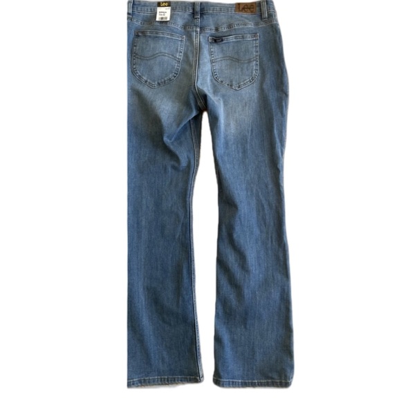 Lee Women's Legendary Mid Rise Bootcut Jean Heritage Fade Wash Size 14 NEW NWT - Picture 4 of 13